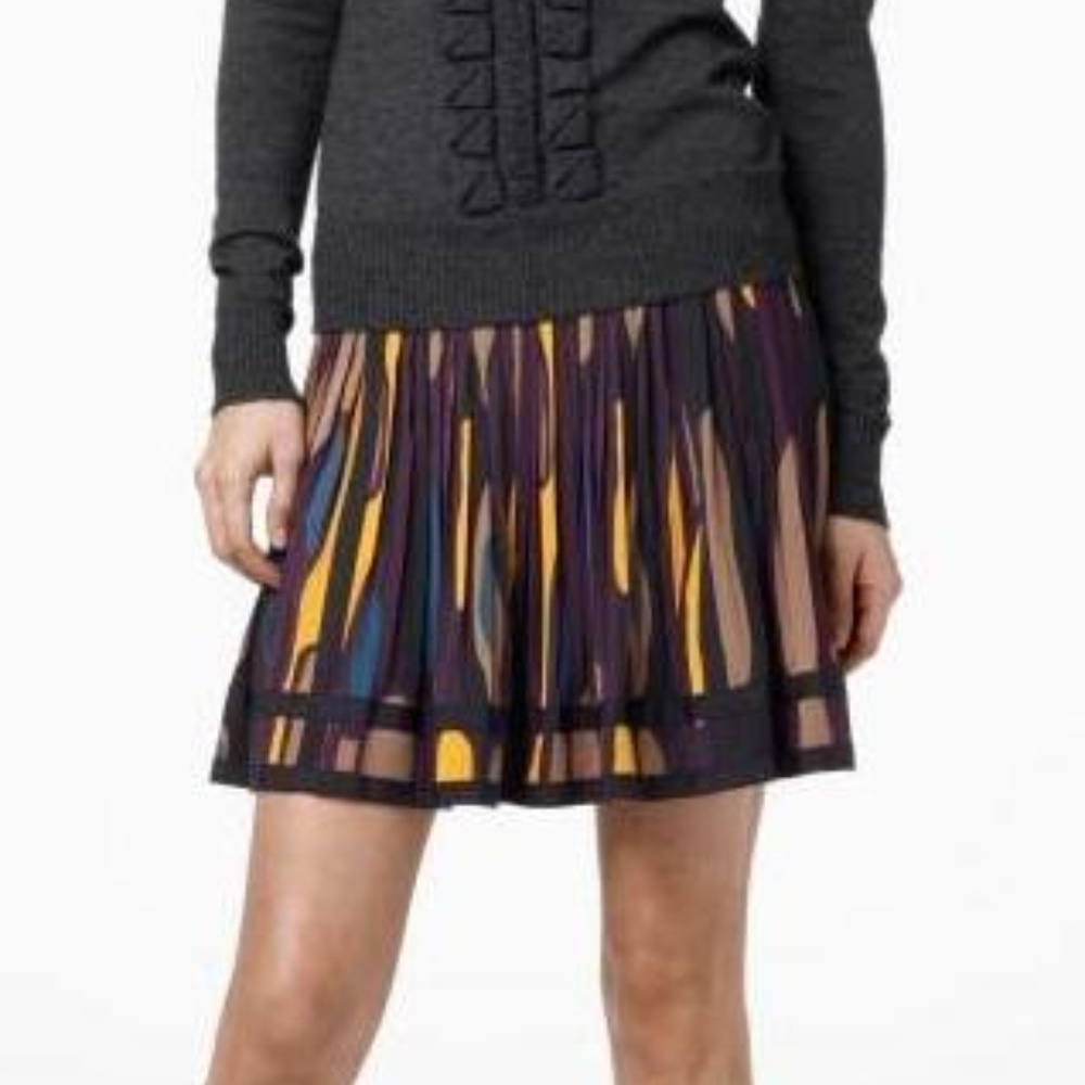DvF BHARE TRAVELER PATCH SKIRT - size 12